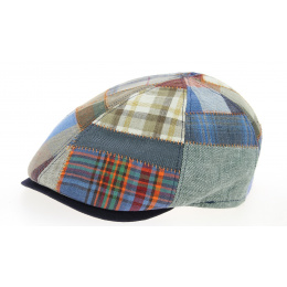 Duck Bill Linen & Cotton Patchwork Cap - Traclet