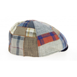 Duck Bill Linen & Cotton Patchwork Cap - Traclet