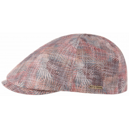 Cotton Duck Bill Cap with Palm Leaves - Stetson