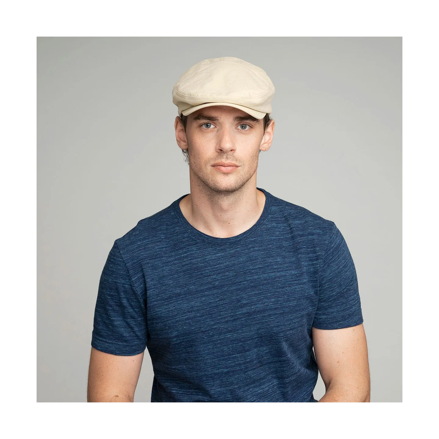 Keter Flat Cap Cotton Beige - Bailey Reference: 10842 | Traclet Hat Shop