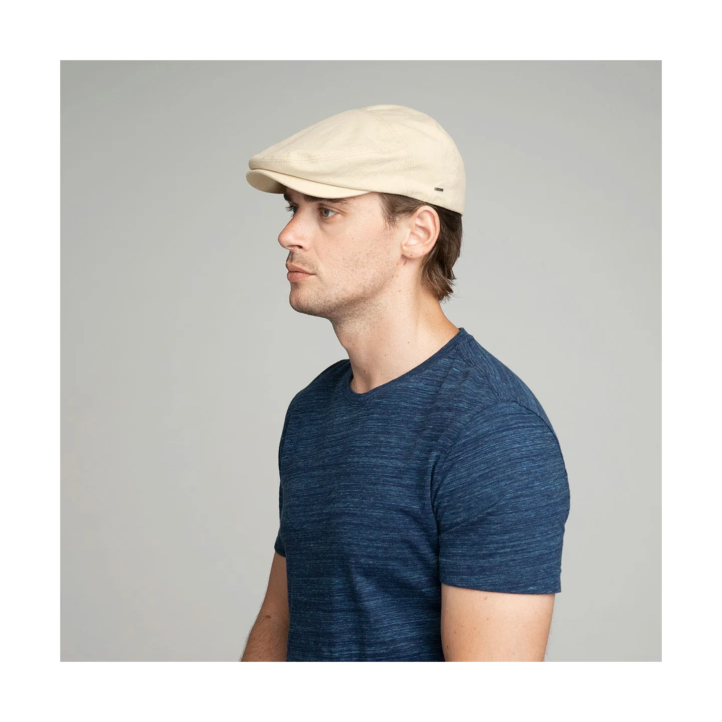 Keter Flat Cap Cotton Beige - Bailey Reference: 10842 | Traclet Hat Shop