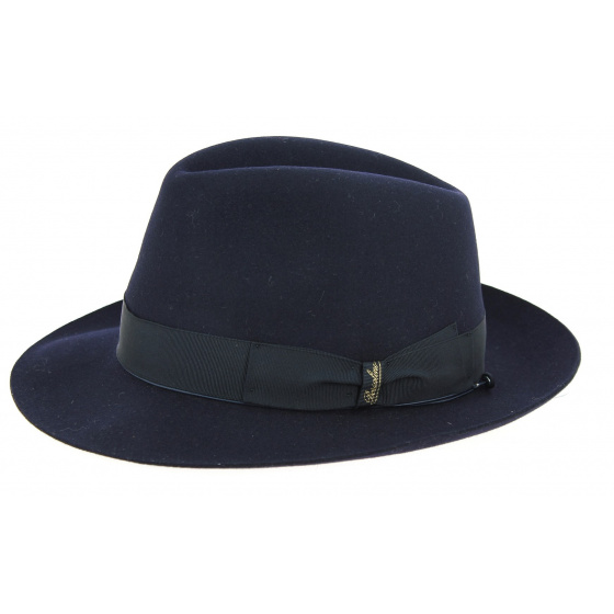 Navy Campania Hat - Borsalino