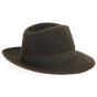 Brown Fur Felt Umberto Hat - Borsalino