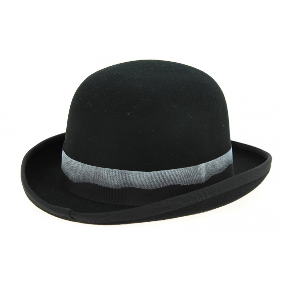 Chapeau Derby Feutre Laine Noir- Hatland