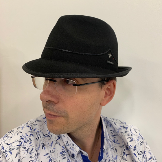 Chapeau Player Armstrong Feutre Laine Noir- Stetson