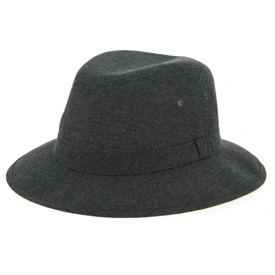 Safari Hat Chambray Black Cotton - Crambes
