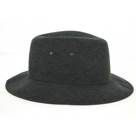Chapeau Safari Chambray Noir Coton- Crambes Chapeau Safari Chambray Noir Coton- Crambes