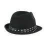 Scarface Trilby Hat Wool Felt Black Polka Dot - Traclet Reference: 10859 | Traclet Hat Shop