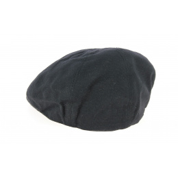 Black Cotton Cremona Duck Bill Cap - Traclet