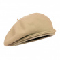 Chopin Sand Wool Beret - Heritage by Laulhère