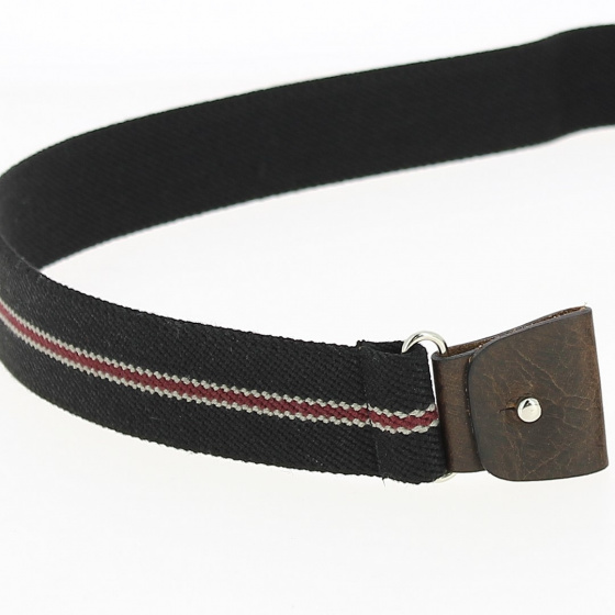 Lyon Black Buckle-Free Belt - Traclet