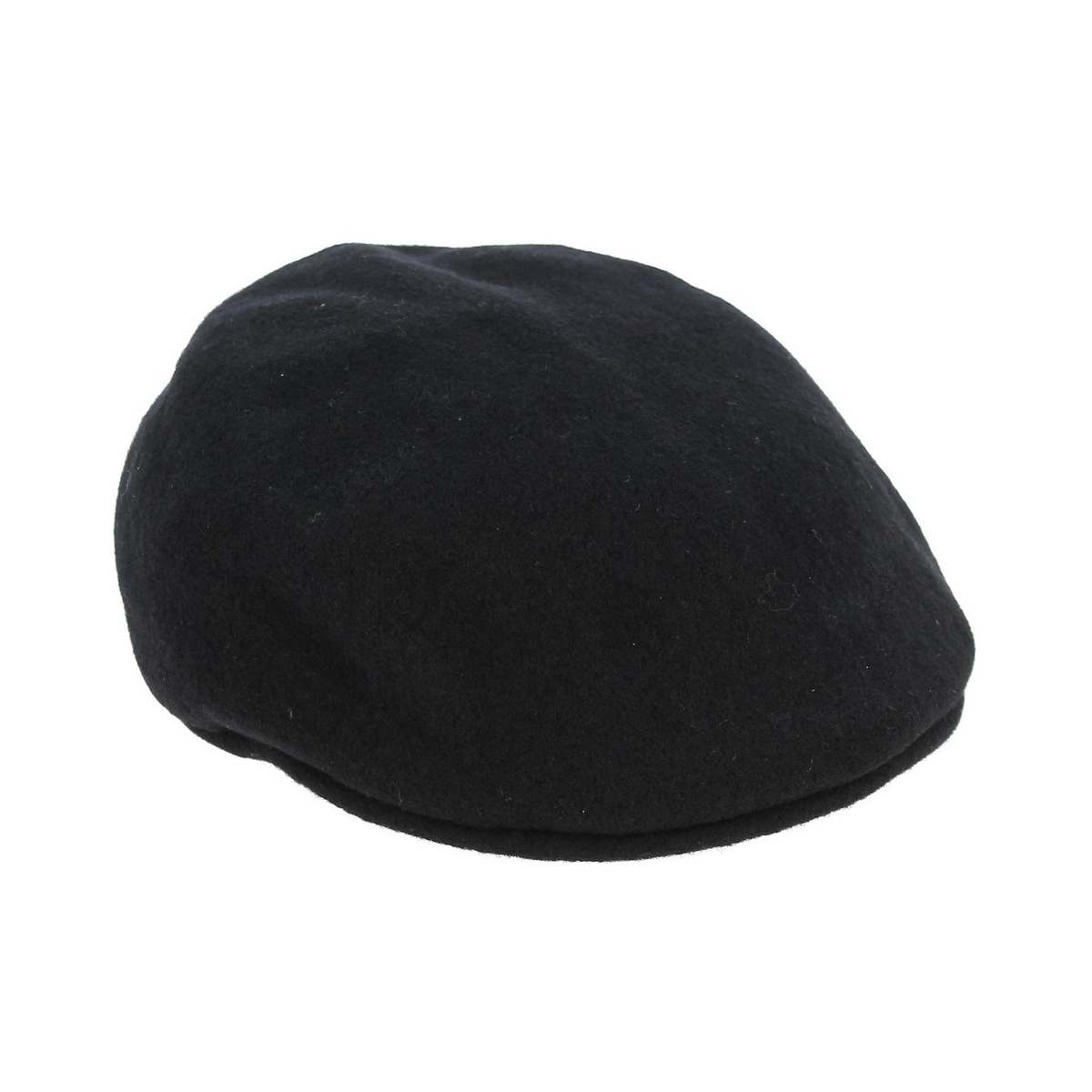 Casquette béret noir DPG Handmade Headwear since 1921 100% laine Reference  : 10906