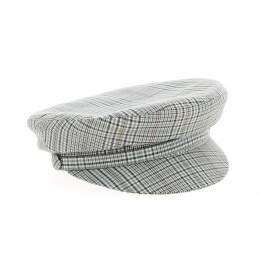 Plaid summer fisherman cap - Made in France