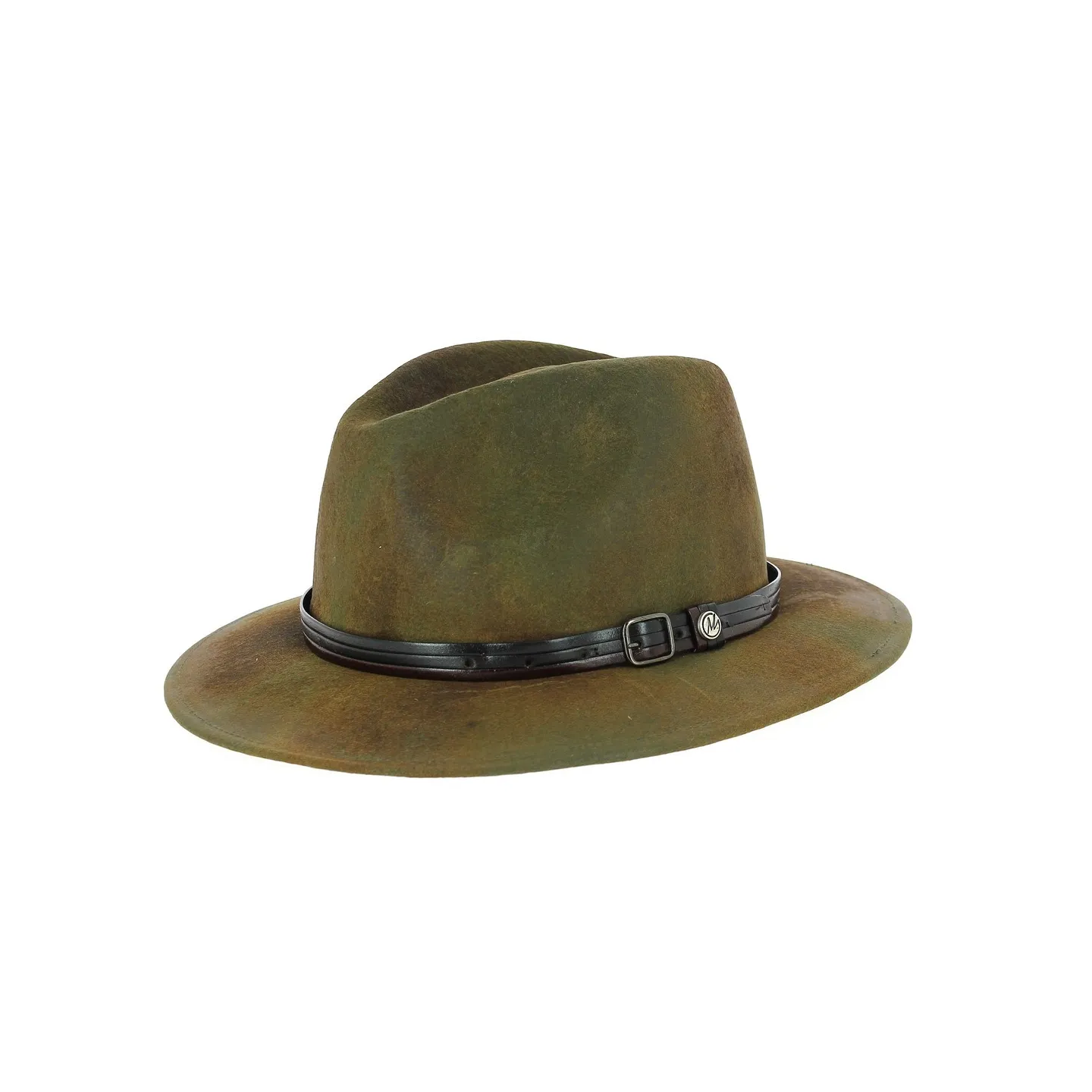 Vintage Green Charlieu Traveller Hat - Traclet Reference: 6097 | Traclet Hat Shop