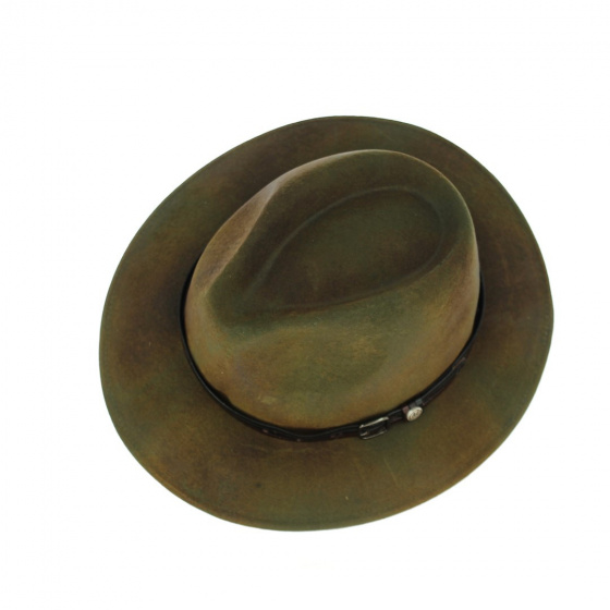 Chapeau Traveller Charlieu Vert vintage - Traclet Chapeau Traveller Charlieu Vert vintage - Traclet