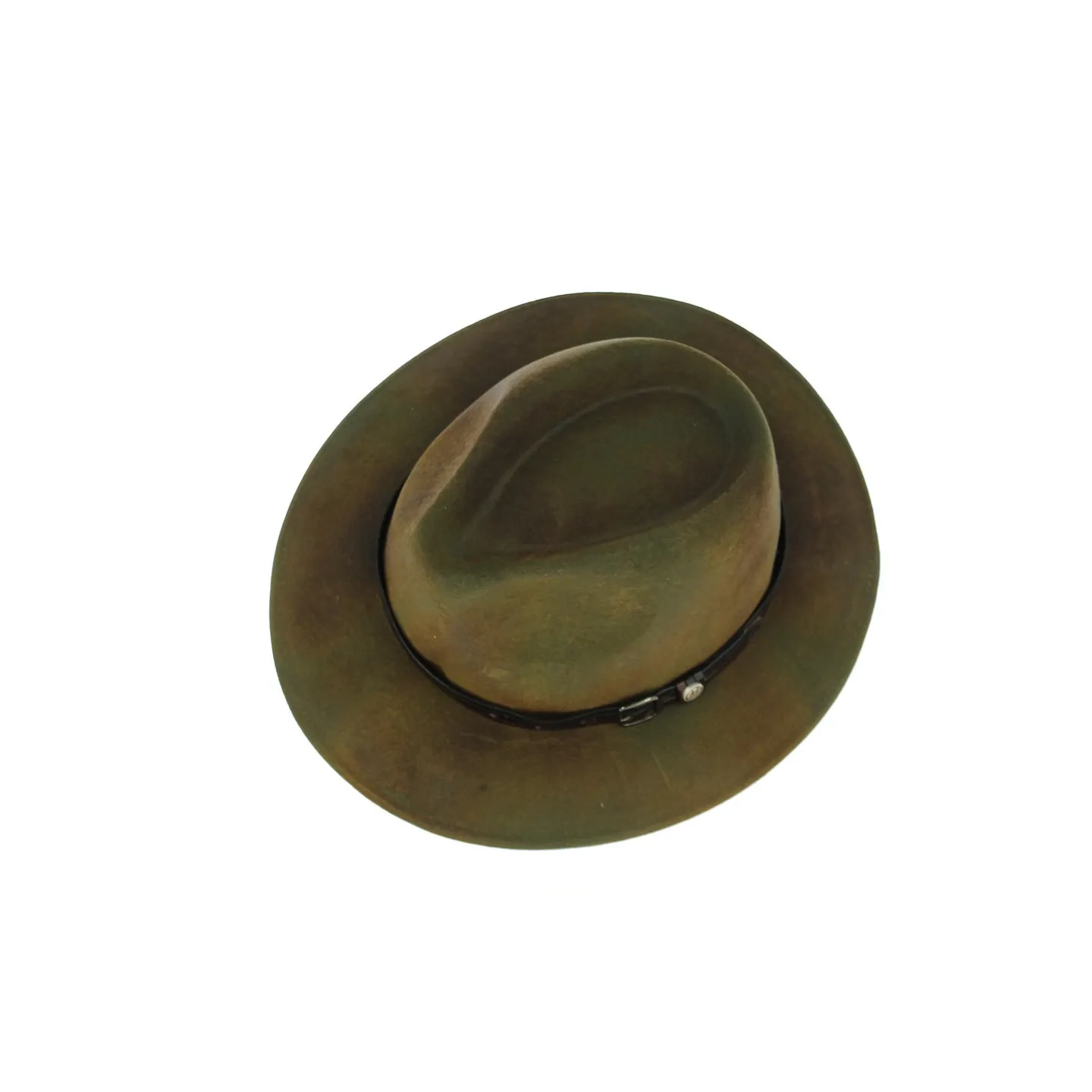 Vintage Green Charlieu Traveller Hat - Traclet Reference: 6097 | Traclet Hat Shop