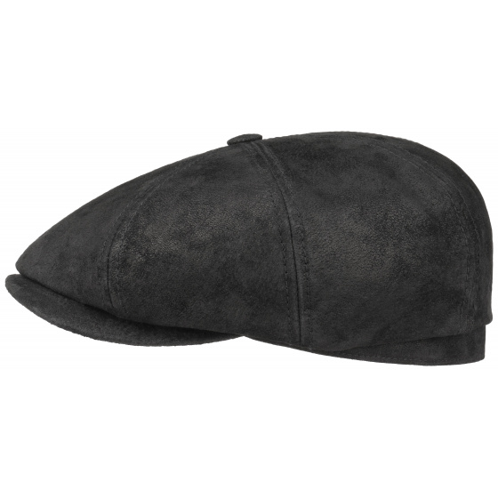 Burney Black Hatteras Cap - Stetson