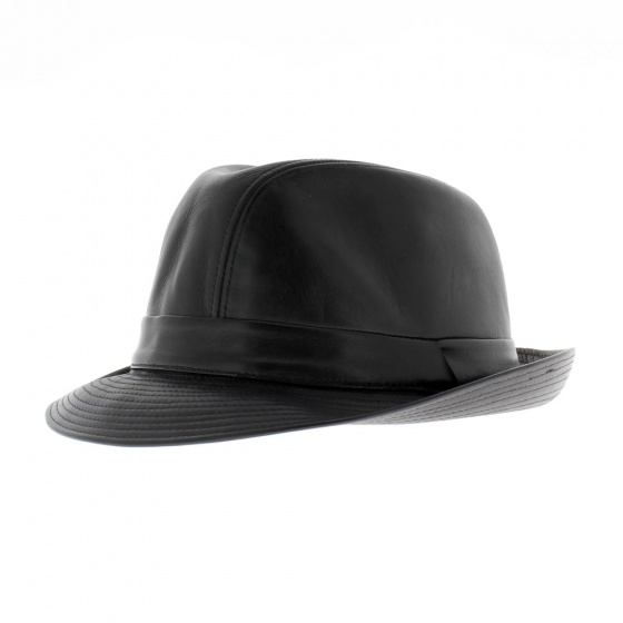 Blue's brothers style leather hat