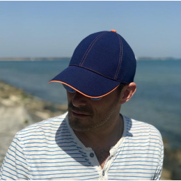 Baseball Cap Navy Cotton - le Chapoté Paris