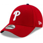 Philadelphia Flock Logo 9 Forty Cap in Red and Black - New Era