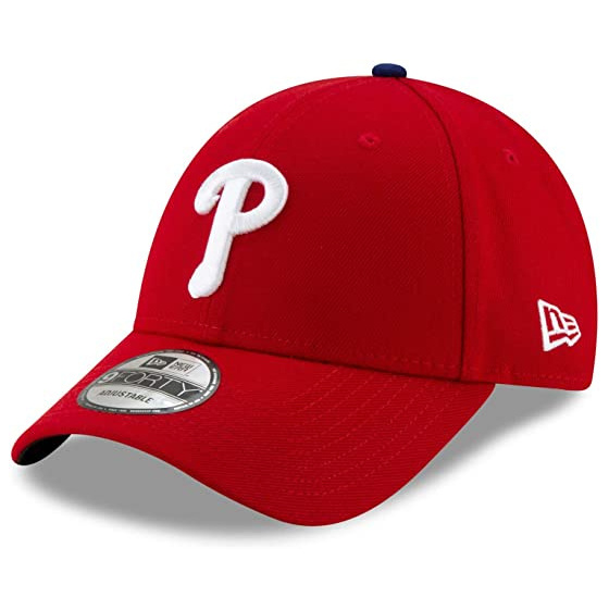 Philadelphia Flock Logo 9 Forty Cap in Red and Black - New Era