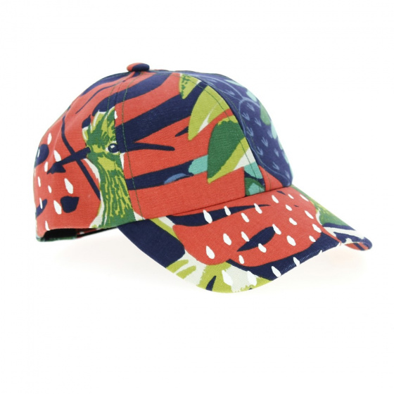 Casquette Baseball Feuilles Vertes Coton - le Chapoté Paris