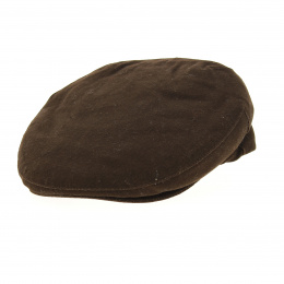 Brown ERDEN Mistral summer flat cap
