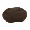 Brown summer flat cap ERDEN 100% cotton Reference: 10908 | Traclet Hat Shop