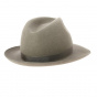 Le Chazelles Fedora Hat in Taupe Fur Felt - Fléchet