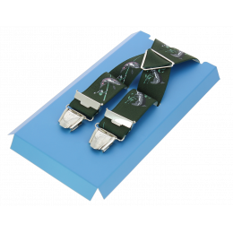 Green Fish Fishing Suspenders - Traclet