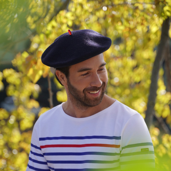 Denim Blue Fashion Beret - Le Béret Français