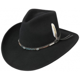 Black Western Bisbee Vitafelt Hat - STESTON