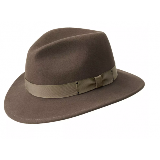 Curtis Snake Felt Fedora Hat - Bailey