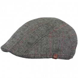 Dublin Grey Wool Duck Bill Cap - Barts
