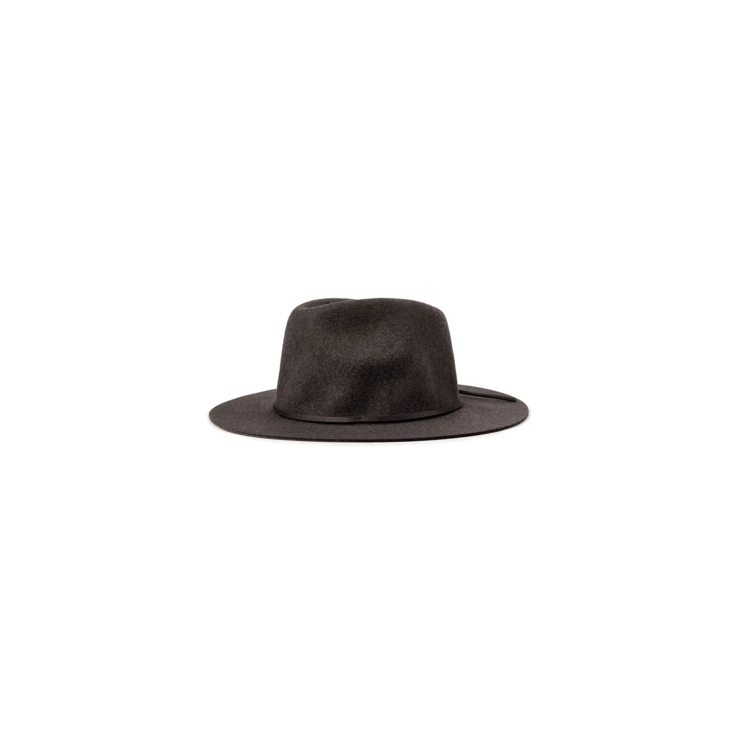 Wesley Traveller Hat in Washed Black Wool Felt - Brixton Reference: 11009 | Traclet Hat Shop