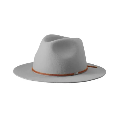 Chapeau Traveller Wesley Feutre Laine gris - Brixton Reference : 11001 | Chapellerie Traclet