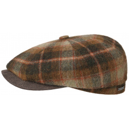 Stetson Hatteras Kansas Wool Plaid Cap