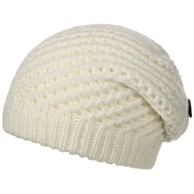 Cream Barascon Knit Wool Beret - Traclet Reference: 11020 | Traclet Hat Shop