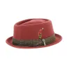 Chapeau Stout  Feutre Laine rouille - Brixton Reference : 6727 | Chapellerie Traclet