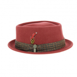 Chapeau Traveller Messer Feutre Laine Gris - Brixton