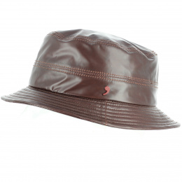 Waterproof Brown Stockport Bucket Hat ALFONSO D'ESTE
