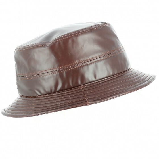 Waterproof Brown Stockport Bucket Hat ALFONSO D'ESTE