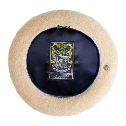 Eridan Sand Wool Beret - Heritage by Laulhère