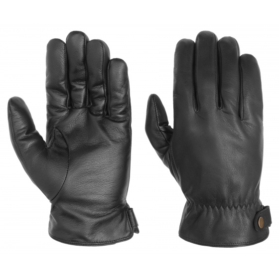 Leather Gloves in Black - Stetson