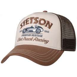 copy of Casquette Baseball Trucker Dirt Track Racing Bleu & Jaune Coton- Stetson