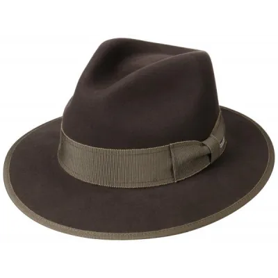 Brown Wool & Cashmere Louisville Traveller Hat - Stetson Reference: 11060 | Traclet Hat Shop