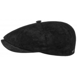 Hatteras Montana Leather Cap Black - Traclet