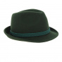 Green Wool Felt Tyrolean Hat Erlangen - Traclet