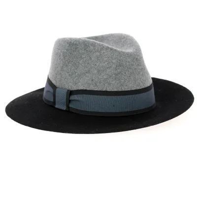 Gray Louvre felt hat Reference: 11088 | Traclet Hat Shop