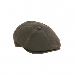 Casquette Oxford Cuir Marron - Traclet